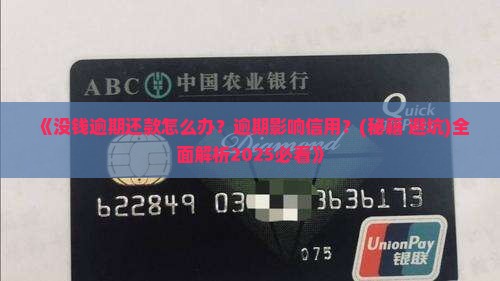 没钱逾期还款怎么办