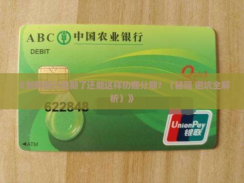 新网银行逾期协商分期还款