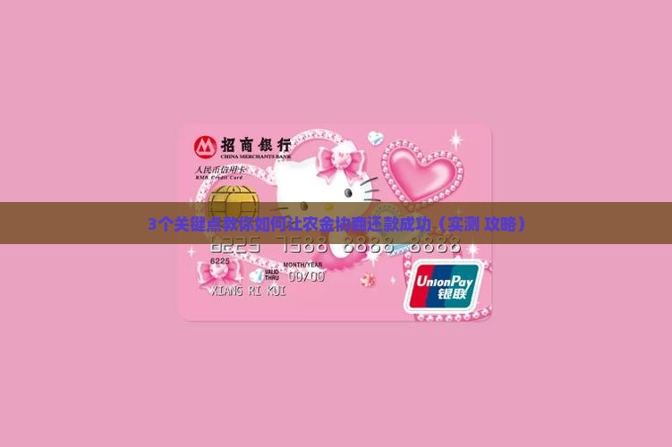 农金协商还款技巧如何提高成功率