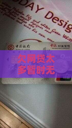欠网贷太多暂时无力偿还如何解决