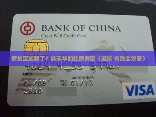 借贷宝逾期怎么处理詹志华