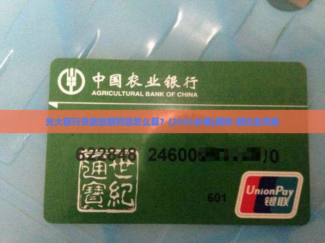 光大银行贷款逾期罚息怎么算详细解析