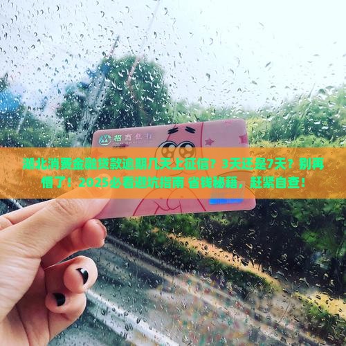 湖北消费金融贷款逾期几天上征信怎么办 湖北消费金融贷款逾期几天上征信怎么办