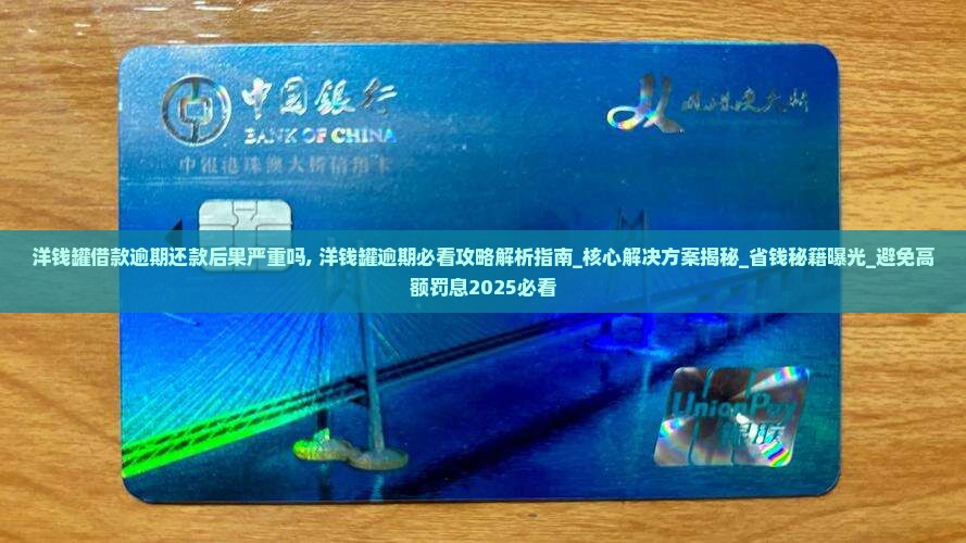 洋钱罐借款逾期还款后果严重吗