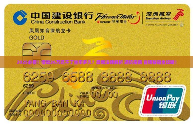 借款26万还不了了坐牢多久