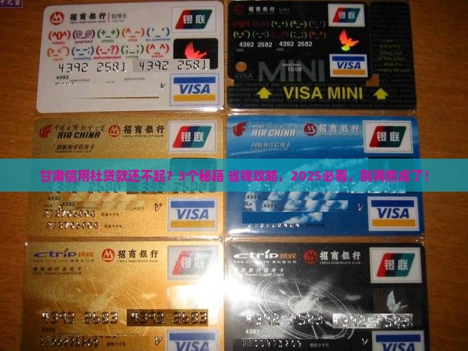 甘肃信用社银行贷款还不起怎么办