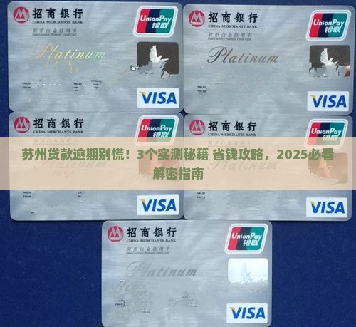 苏州贷款逾期怎么解决有效方法