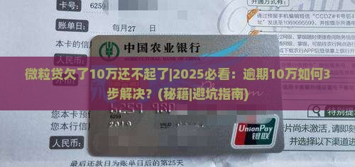 微粒贷欠了10万还不起了