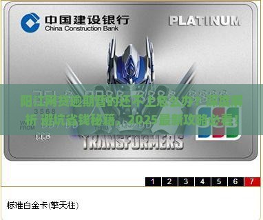 阳江网贷逾期暂时还不上怎么处理