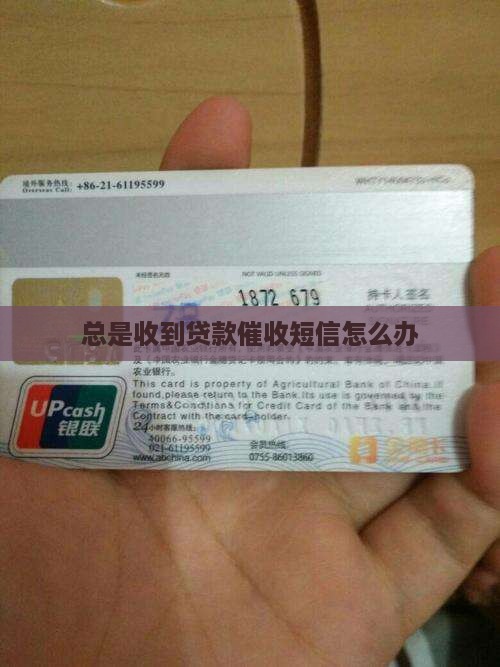 总是收到贷款催收短信怎么办