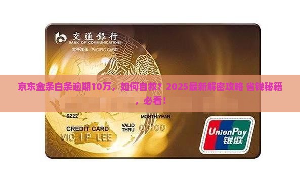 京东金条白条逾期10万如何解决