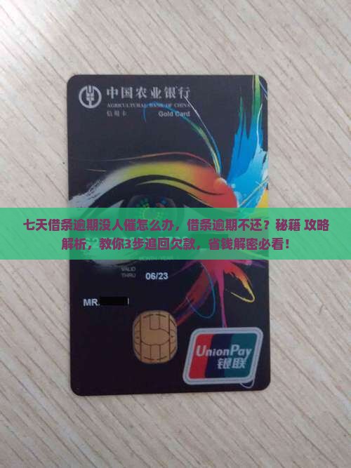 七天借条逾期没人催怎么办