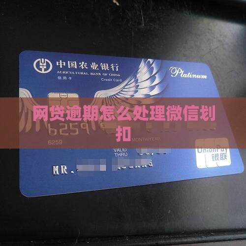 网贷逾期怎么处理微信划扣