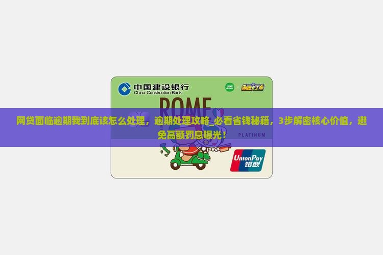 网贷面临逾期我到底该怎么处理
