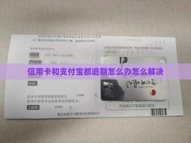 信用卡和支付宝都欠款怎么解决 信用卡和支付宝都欠款怎么解决