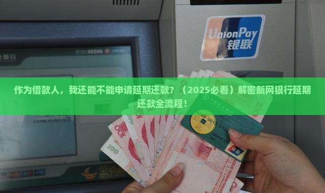 新网银行延期还款流程详解