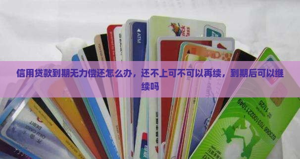 信用贷款到期无力偿还怎么办