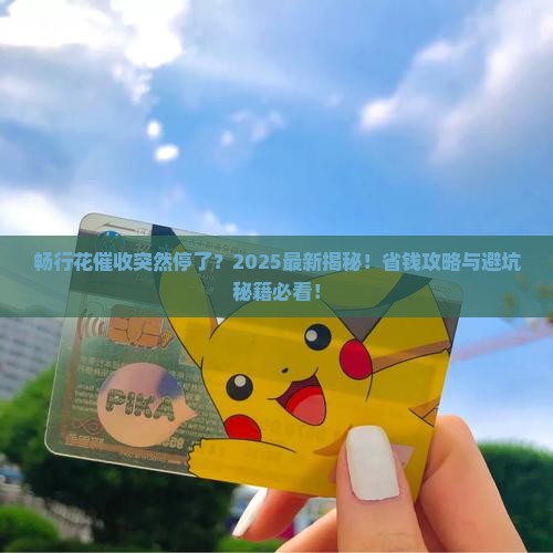 畅行花停止催收流程