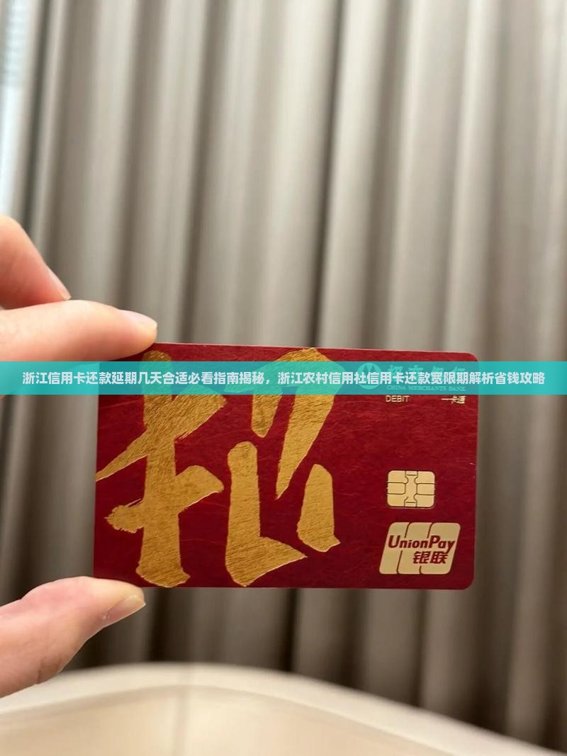 浙江信用卡还款延期几天合适