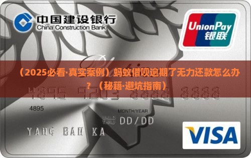 蚂蚁借贷无力偿还应如何处理