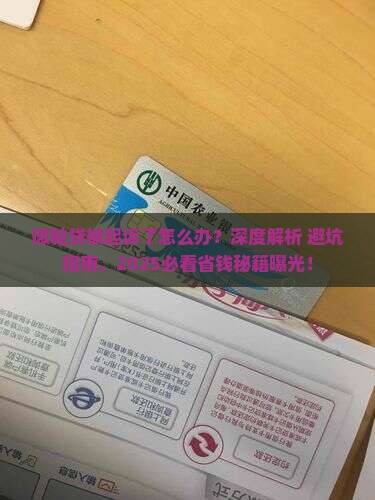 微粒贷被起诉应该怎么处理