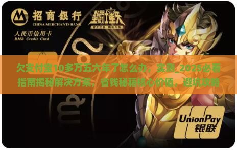 欠支付宝10多万五六年了怎么办