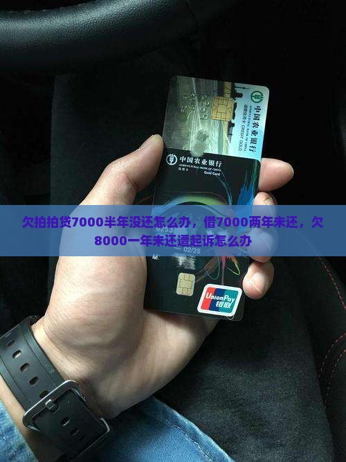 欠拍拍贷7000半年没还怎么办