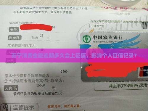 苏宁消费金融逾期多久会影响个人信用记录