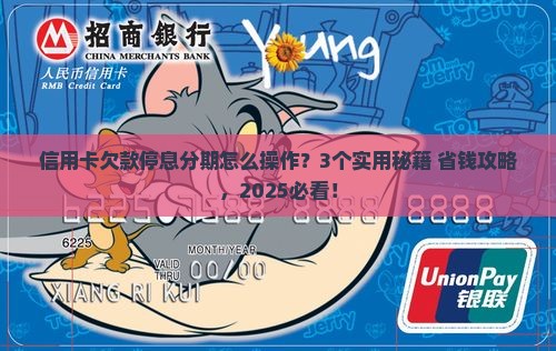信用卡欠款如何停息并分期偿还