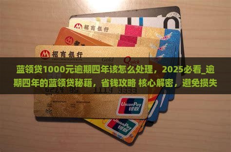 蓝领贷1000元逾期四年该怎么处理