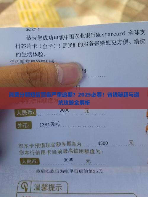 消费分期给我发短信说严重逾期