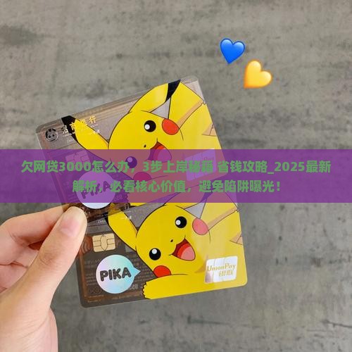 欠网贷3000怎么办
