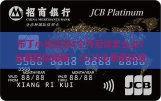 布丁小贷逾期4个月后该怎么办