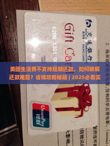 美团生活费不支持延期还款