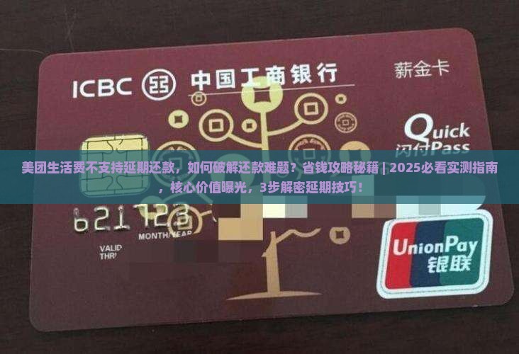 美团生活费不支持延期还款