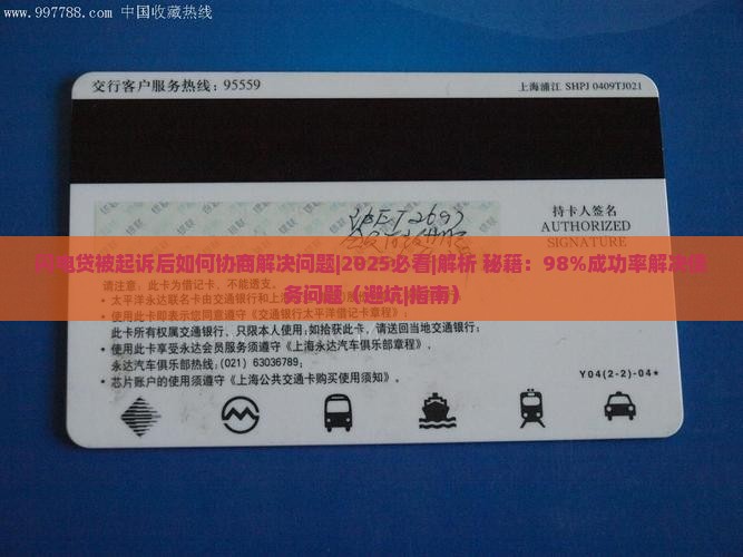 闪电贷被起诉后如何协商解决问题