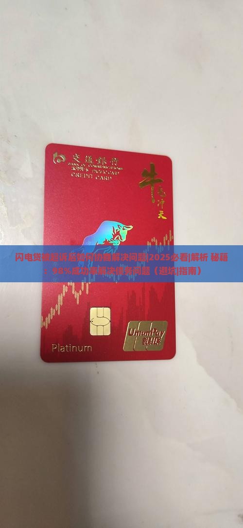 闪电贷被起诉后如何协商解决问题