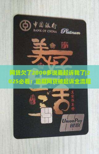 网贷欠了2000多说要起诉我了