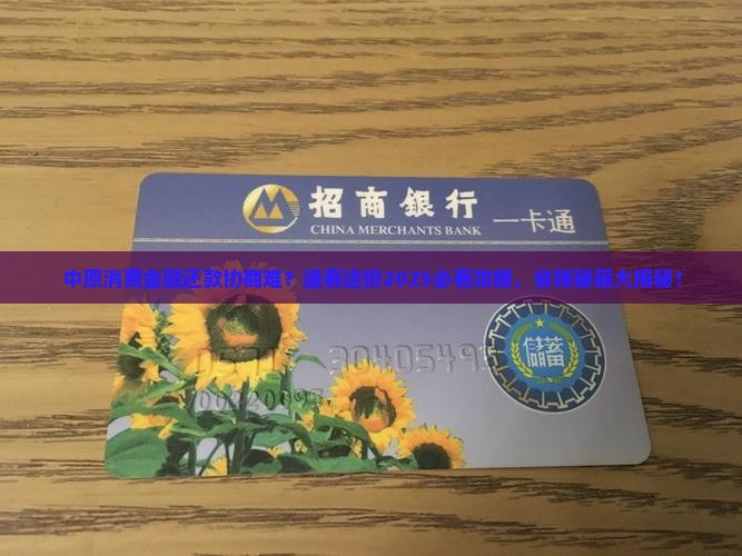中原消费金融如何协商还款怎么办呢 中原消费金融如何协商还款怎么办呢