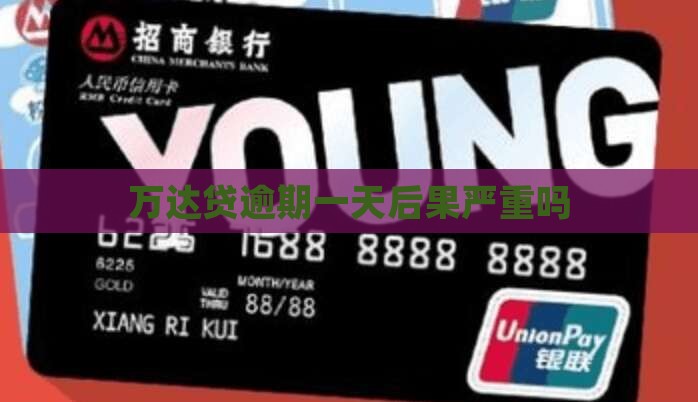 万达贷逾期一天后果严重吗