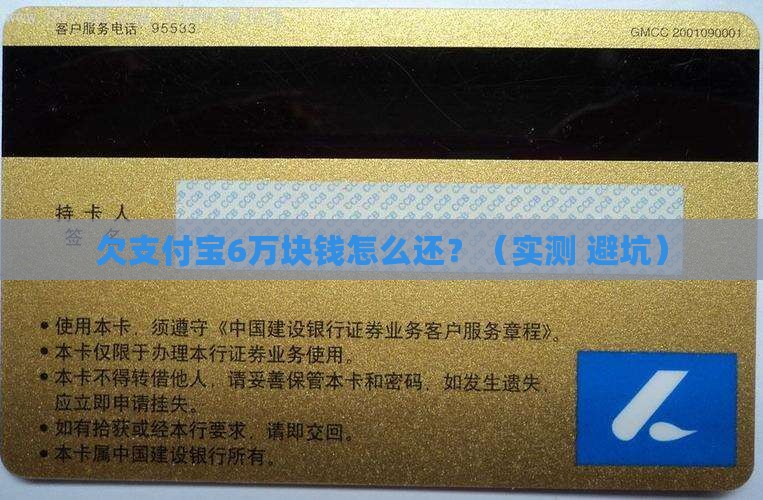 欠支付宝6万块钱怎么办