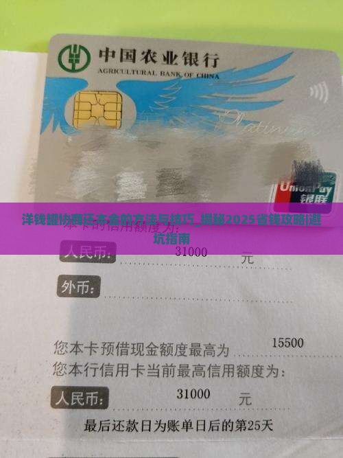 洋钱罐协商还本金的方法与技巧