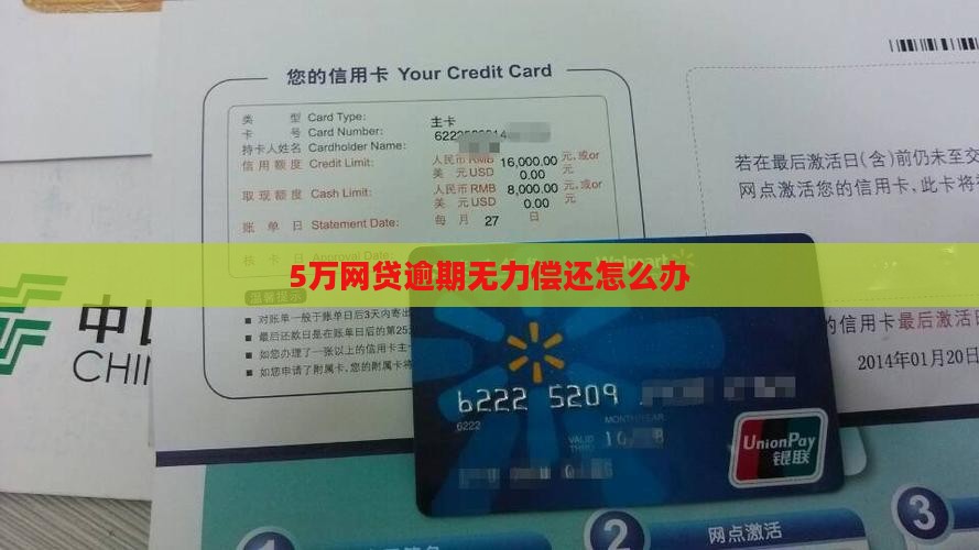 5万网贷逾期无力偿还怎么办