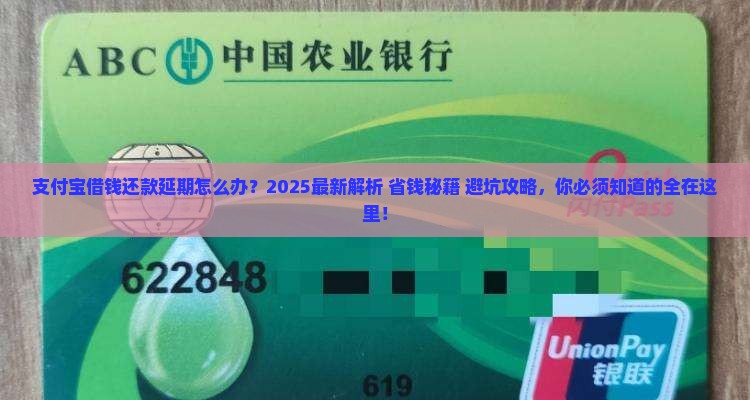 支付宝借钱还款延期怎么办