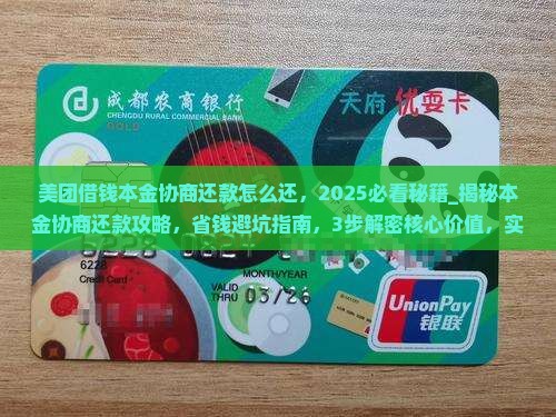 美团借钱本金协商还款怎么还