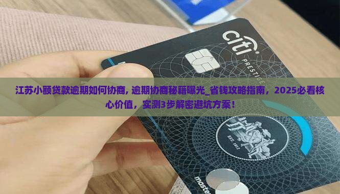 江苏小额贷款逾期如何协商