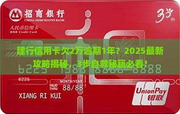 建设银行信用卡欠2w逾期1年怎么办