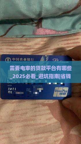 需要电审的贷款平台有哪些