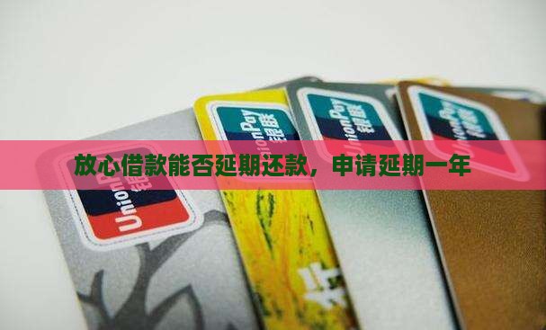 放心借款能否延期还款