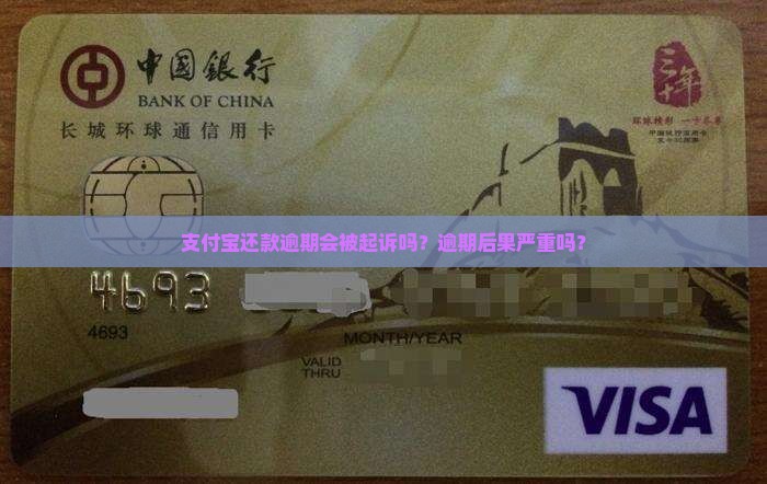支付宝还款逾期会被起诉吗